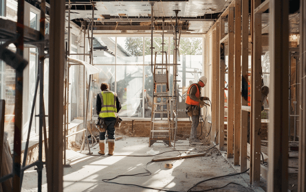 Home extension under construction in London — Studio Casa